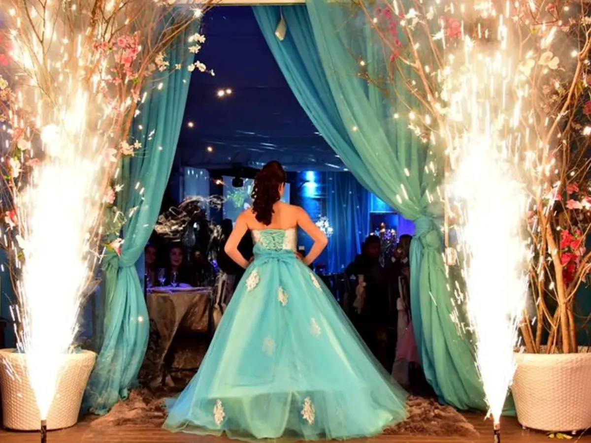 Festa de debutante com efeitos especiais